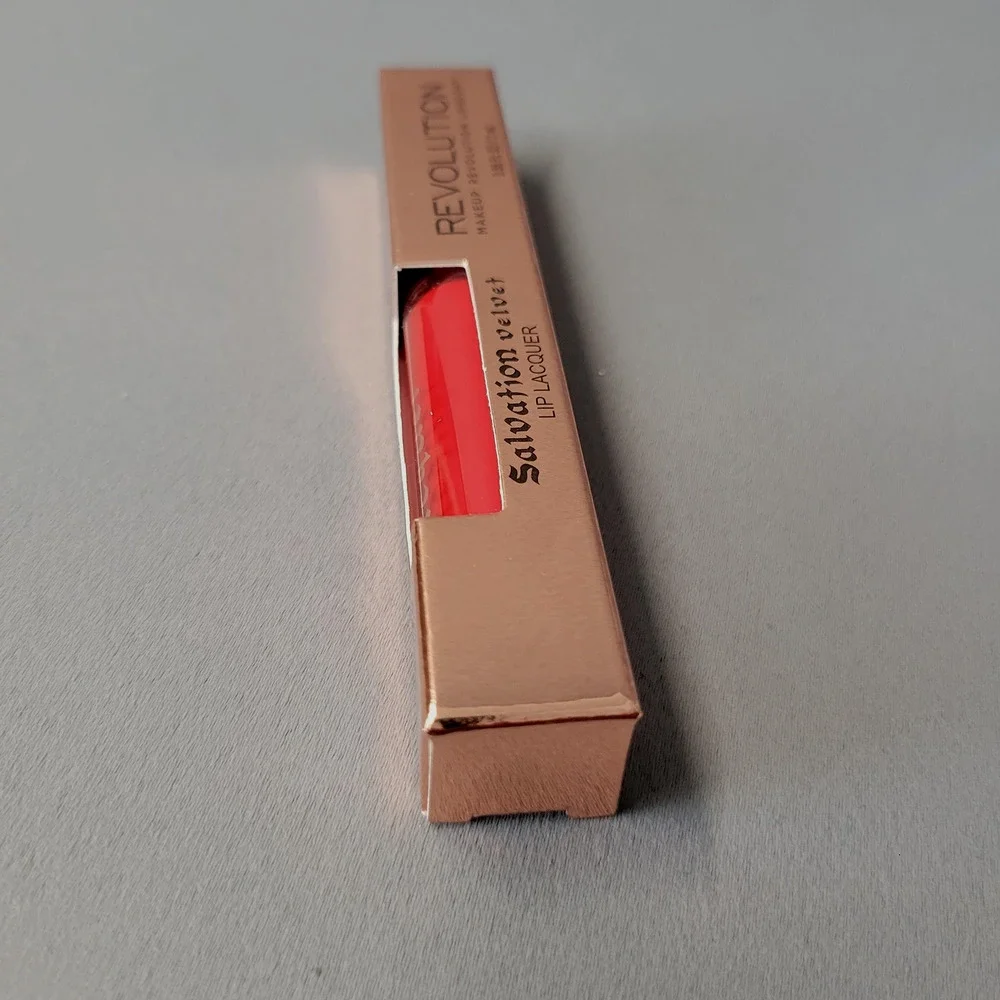 Makeup‎ Revolution London Salvation Velvet Lip Lacquer Attract 0.08oz Matte New